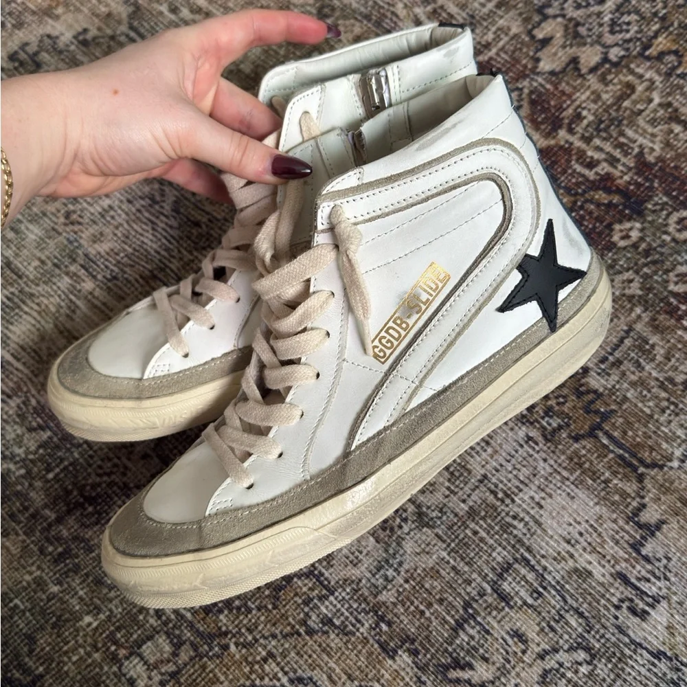 Golden Goose Slide High Top Sneakers - Picture 6 of 7